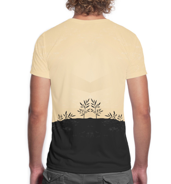 Мужская футболка с изображением Япония цвета Белый