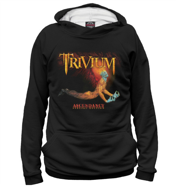 Женское худи с изображением Trivium цвета Белый