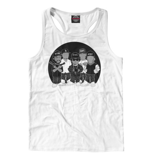 

Майки борцовки Print Bar, Белый, N.W.A