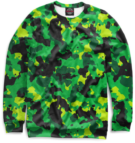 

Свитшоты Print Bar, Зеленый, Камуфляж