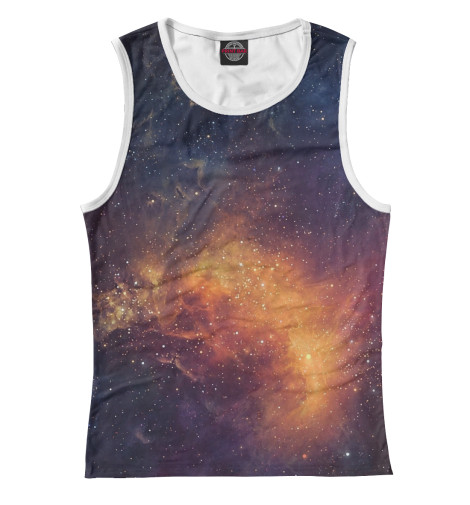 

Майки Print Bar, Белый, Галактика