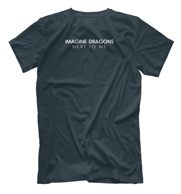Мужская футболка с изображением Imagine Dragons - Next To Me цвета Белый