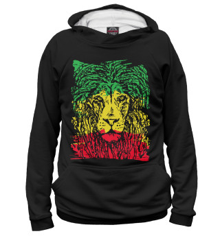 Мужское худи Rasta Lion