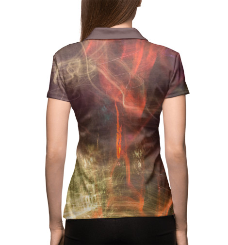 

Поло Print Bar, Белый, Дым