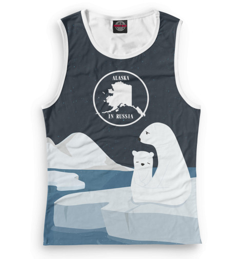 

Майки Print Bar, Белый, Аляска