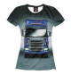 Женская футболка Scania