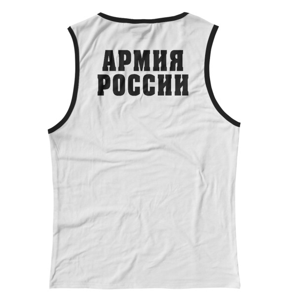 Майка для девочки с изображением Солдат Армии России цвета Белый
