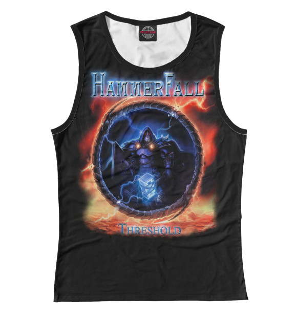 Майка для девочки с изображением HammerFall цвета Белый