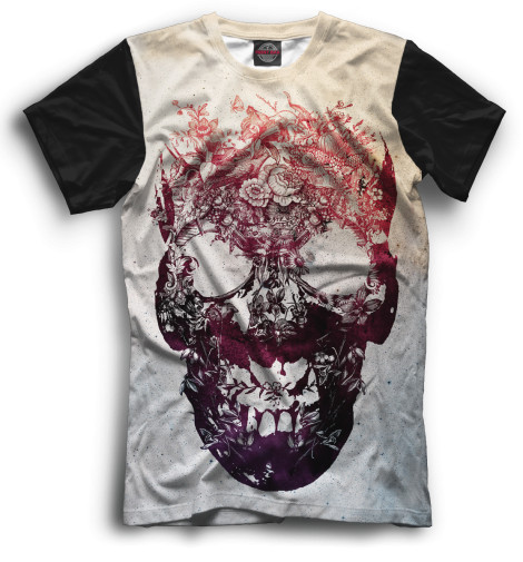 

Футболки Print Bar, Черный, Skull