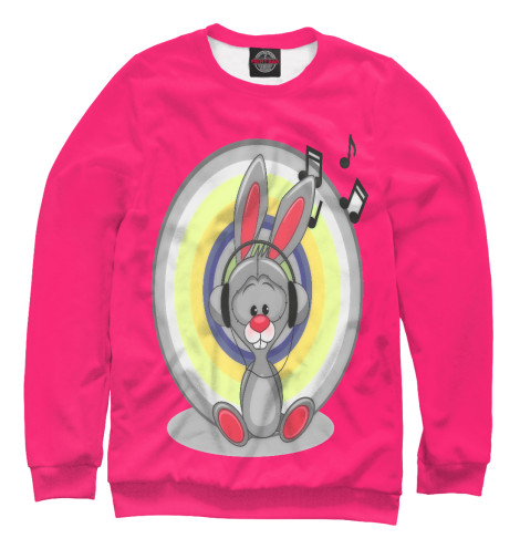 

Свитшоты Print Bar, Белый, Зайка