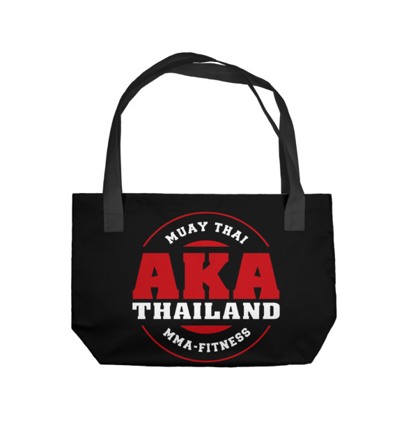 Пляжная сумка с изображением AKA Thailand цвета 