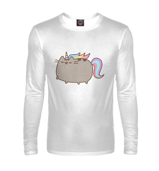 Мужской лонгслив Pusheen Happy Unicorn