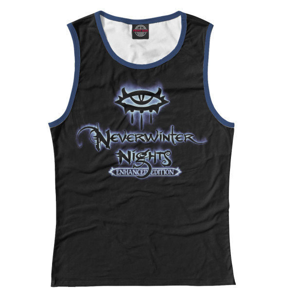 Майка для девочки с изображением Neverwinter nights цвета Белый