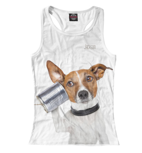 

Майки борцовки Print Bar, Белый, Джек-рассел