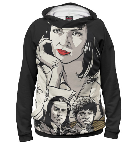 

Худи Print Bar, Белый, Криминальное чтиво