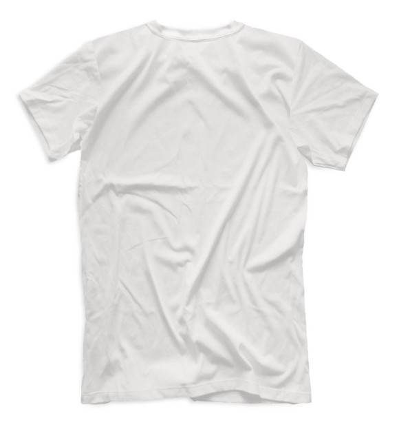 Мужская футболка с изображением Мыслить как преступник цвета Белый