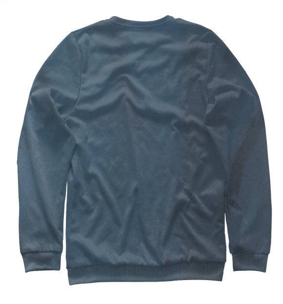 Женский свитшот с изображением Девушка с медведем цвета Белый