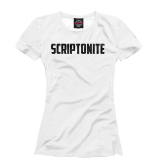 Женская футболка Скриптонит