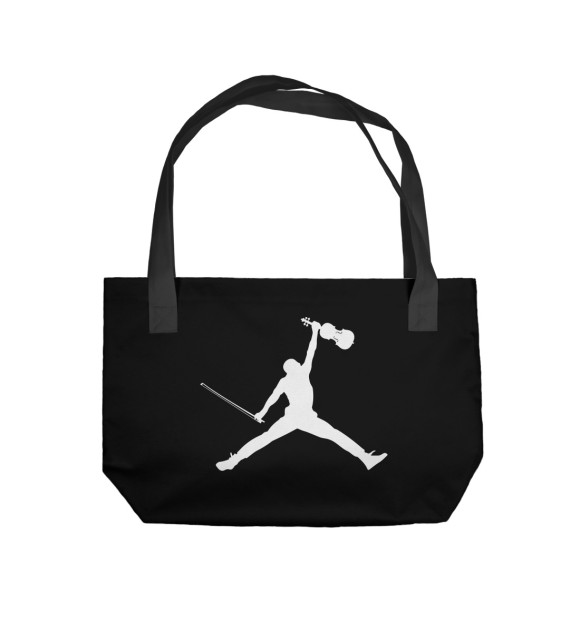Пляжная сумка с изображением Jordan Music цвета 