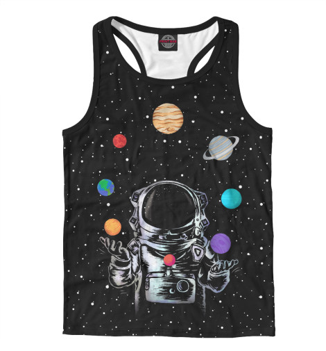 

Майки борцовки Print Bar, Белый, Космический жонглер