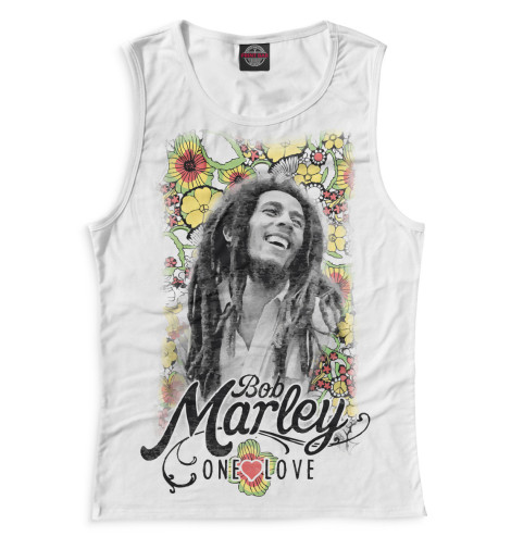 

Майки Print Bar, Белый, Bob Marley