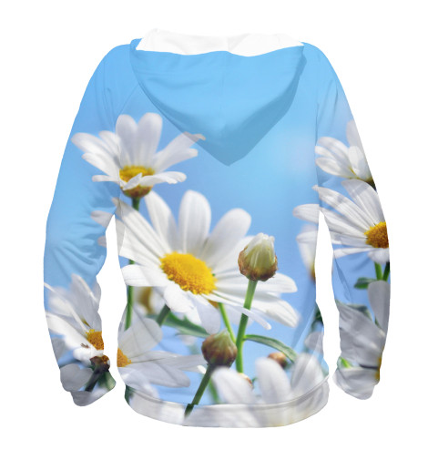 

Худи Print Bar, Белый, Ромашки