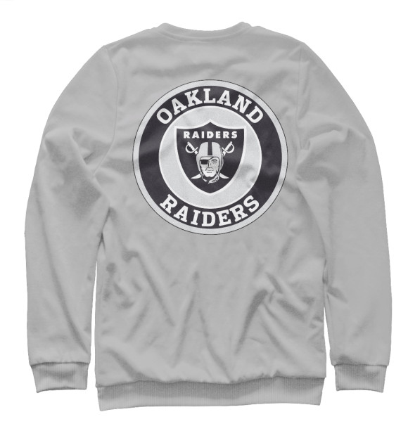 Женский свитшот с изображением Oakland Raiders цвета Белый