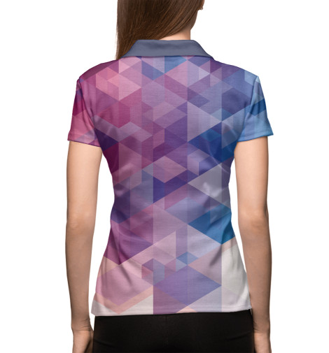 

Поло Print Bar, Белый, Triangular