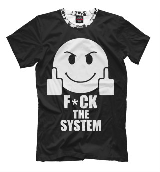 Мужская футболка Fuck the System