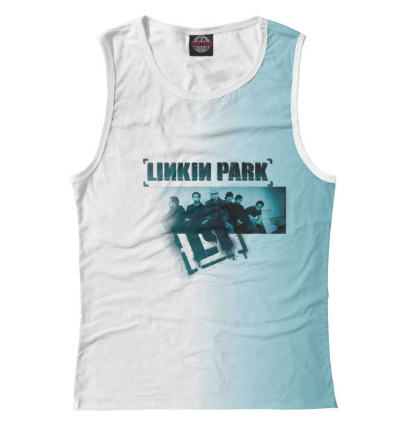 Майка для девочки с изображением Linkin Park цвета Белый