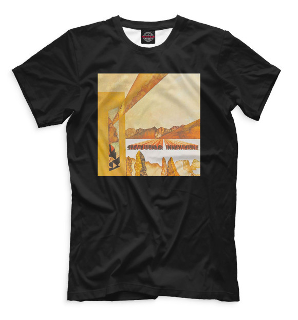 Мужская футболка с изображением Stevie Wonder - Innervisions цвета Белый