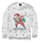 Свитшот для девочек Merry Christmas Santa Dabbi