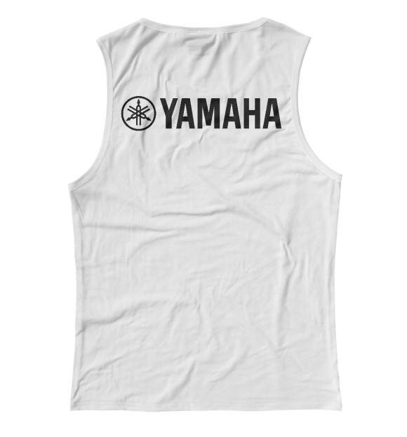 Майка для девочки с изображением Yamaha цвета Белый