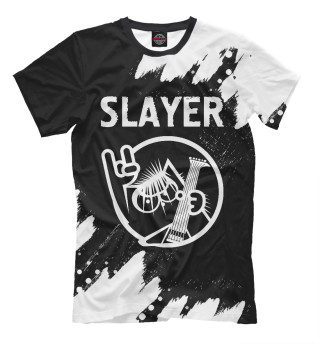 Мужская футболка Slayer + Кот