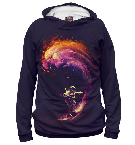 

Худи Print Bar, Белый, Space Surfing