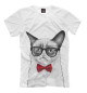 Мужская футболка Суровый кот