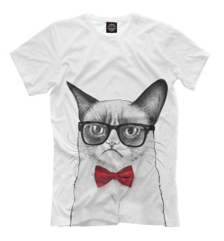 Мужская футболка Суровый кот
