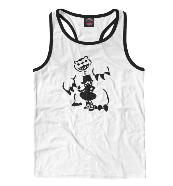 Мужская майка-борцовка с изображением Legends decal цвета Белый