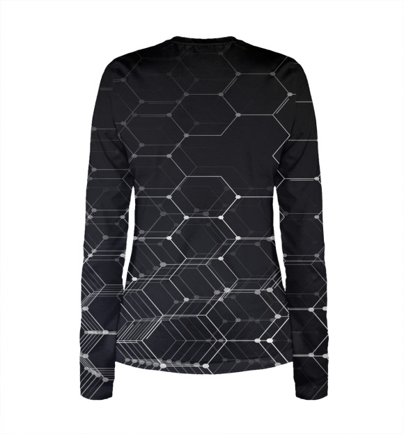 Женский лонгслив с изображением YAMAHA цвета Белый