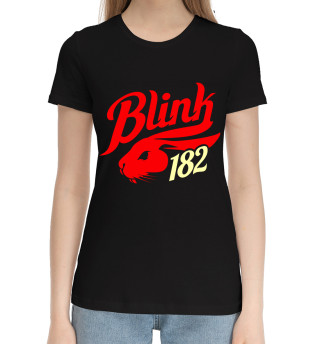 Хлопковая футболка для девочек Blink 182