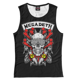 Женская майка Megadeth