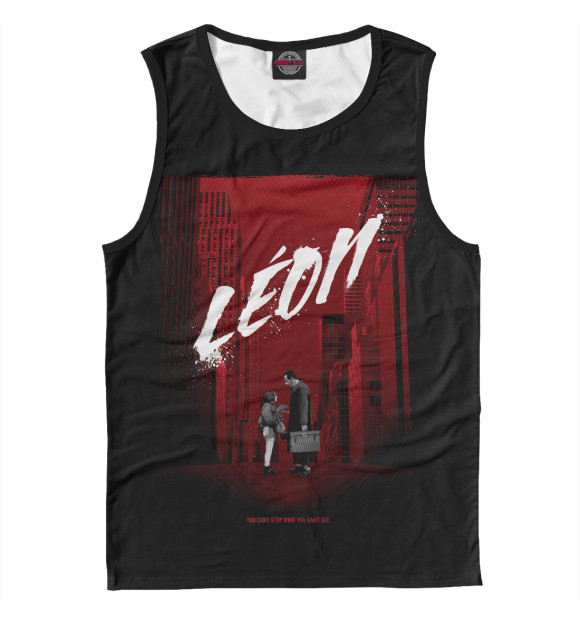 Майка для мальчика с изображением Leon the Professional цвета Белый