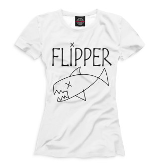 Женская футболка Flipper