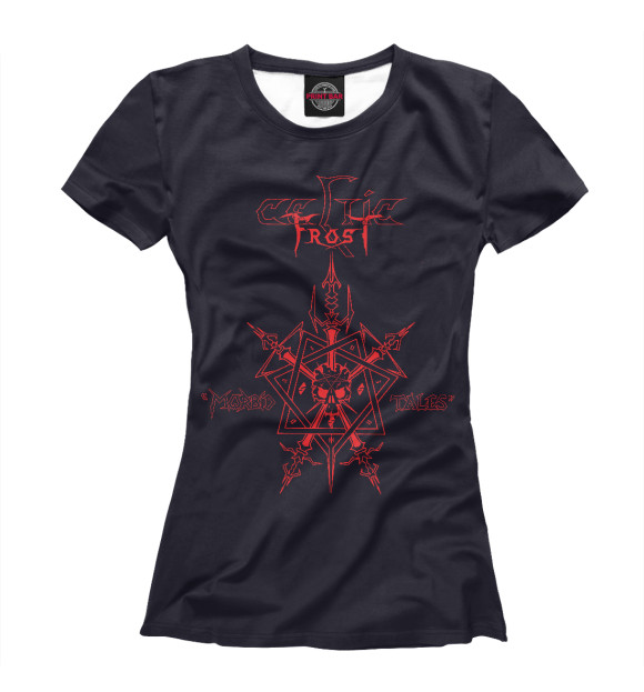 Футболка для девочек с изображением Celtic Frost цвета Белый
