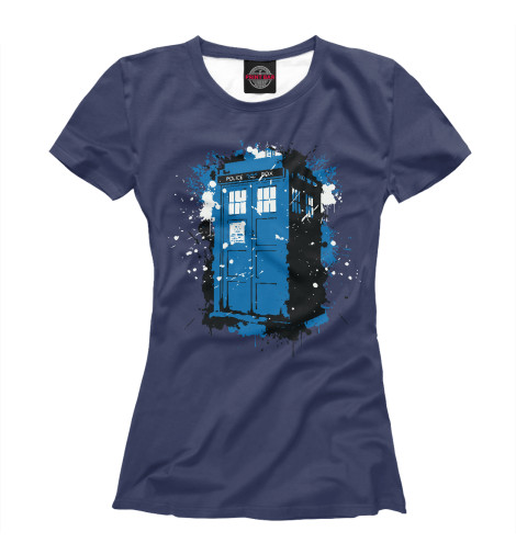 

Футболки Print Bar, Белый, Tardis Ink