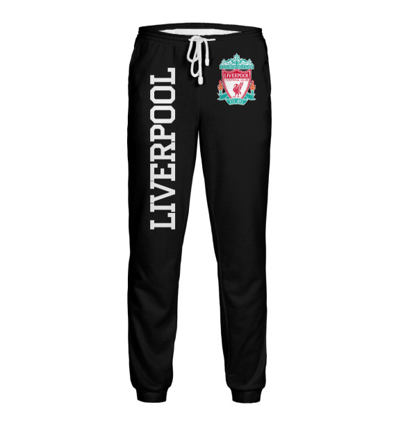 Мужские спортивные штаны с изображением Liverpool цвета Белый