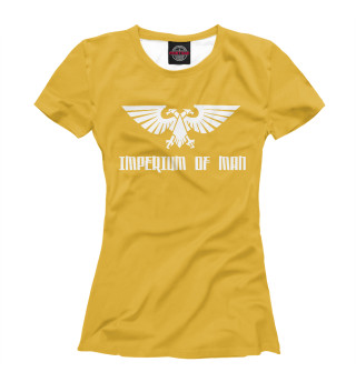 Женская футболка Imperium of Man  yellow