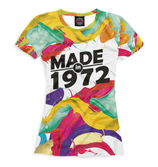 Женская футболка Made in 1972