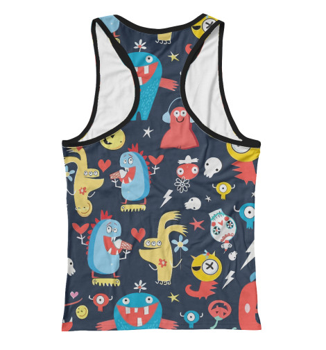 

Майки борцовки Print Bar, Белый, Монстрики