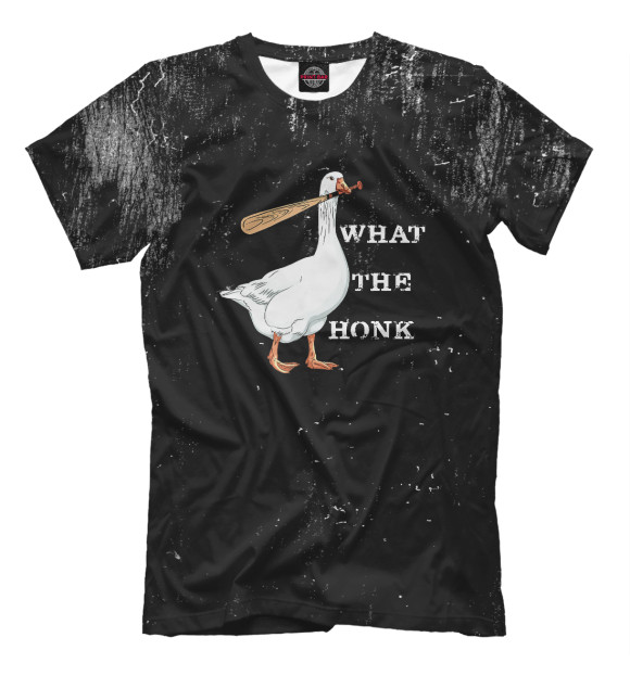 Футболка для мальчиков с изображением What The Honk Duck Goose цвета Белый